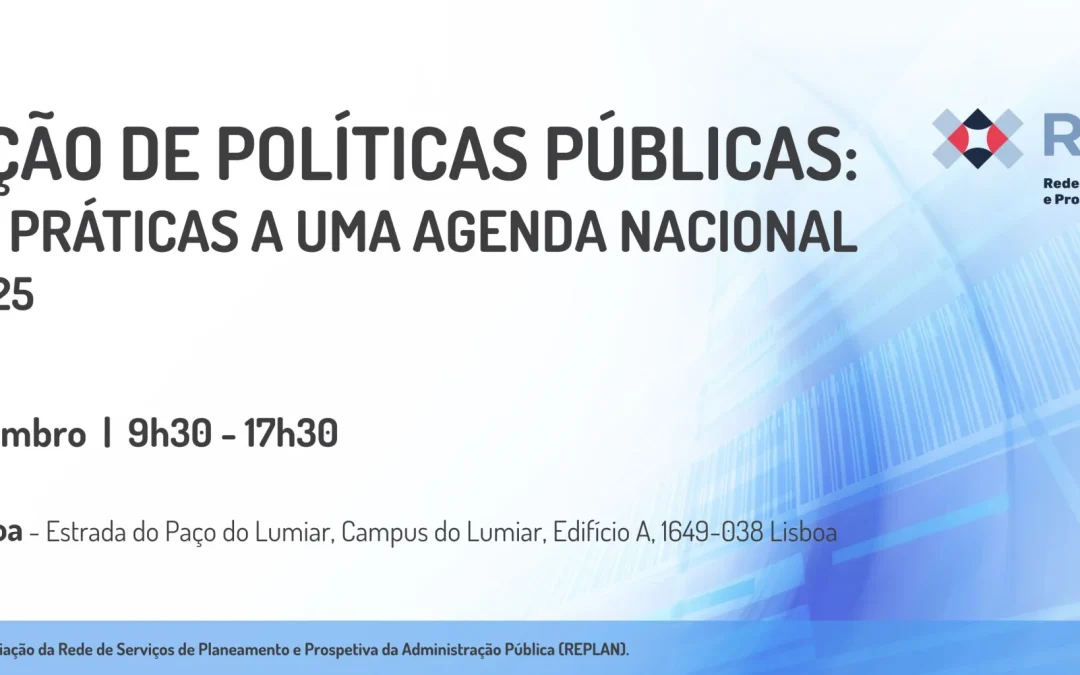 REPLAN realiza encontro sobre Avaliação de Políticas Públicas a 26 de novembro