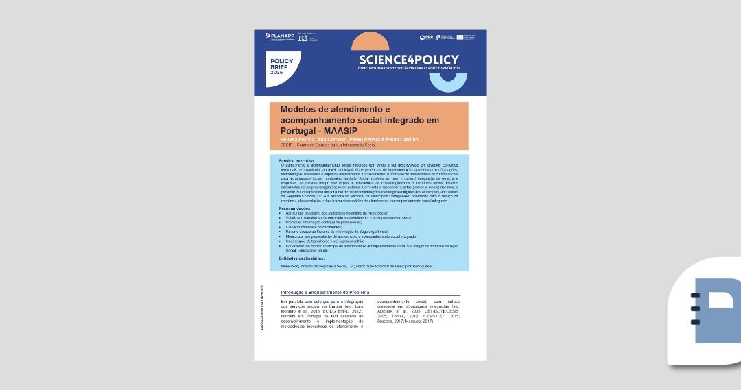 Modelos de atendimento e acompanhamento social integrado em Portugal – S4P-24