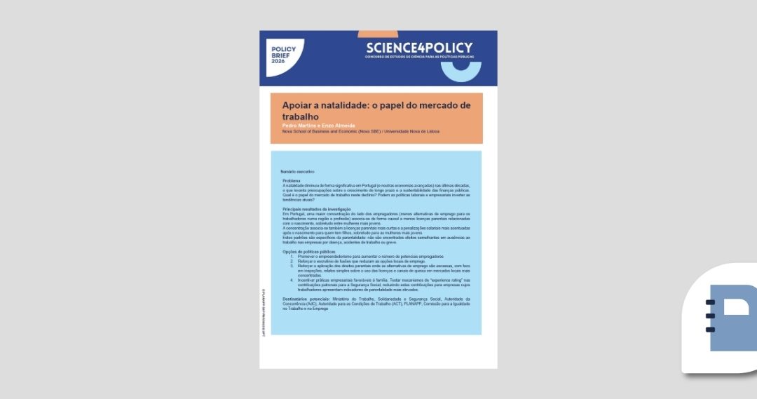 Apoiar a natalidade: o papel do mercado de trabalho – S4P-23