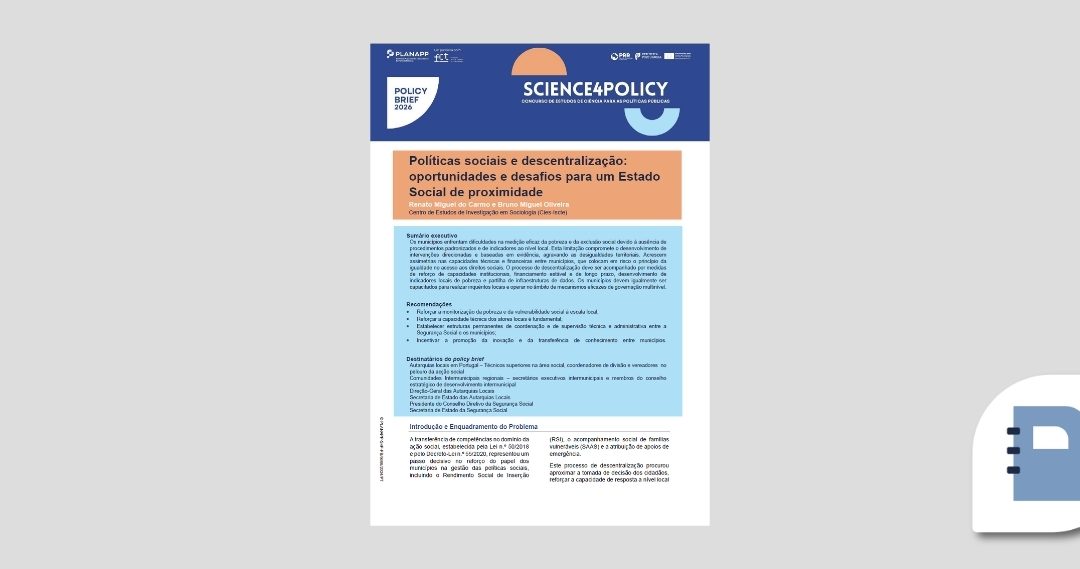 Políticas sociais e descentralização: oportunidades e desafios – S4P-24
