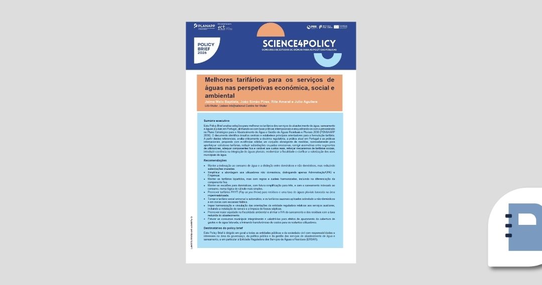 Melhores tarifários para os serviços de águas – S4P-24