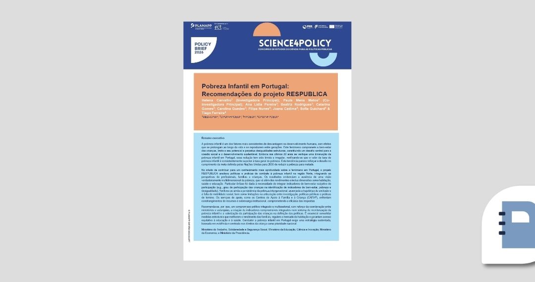 RESPUBLICA: Pobreza Infantil em Portugal – S4P-23