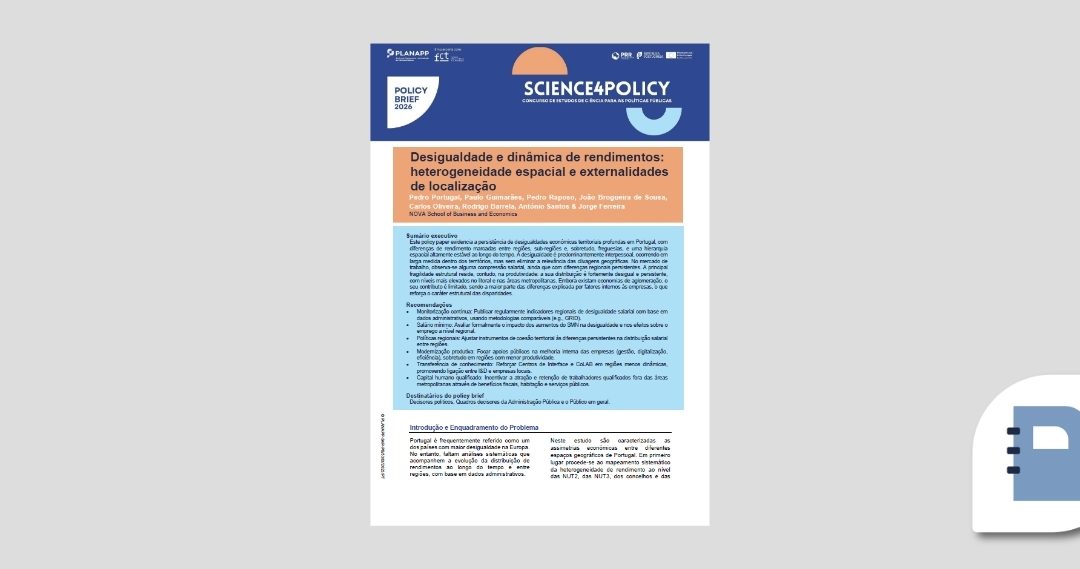 Desigualdade e dinâmica de rendimentos – S4P-23